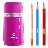 Automatic Electric Pencil Sharpener - Hands-Free Operation 3 Sharpness Modes 3-Second