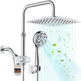 10 inch Filtered Shower Head7 Settings High Pressure Dual Shower Heads with Handheld Spray Combo