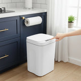 16L Intelligent Sensor Trash Can Touchless PP Waterproof IPX5 Waste Bin for Kitchen Bathroom Office