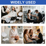 Saddle Chair with Back Support | Rolling Adjustable Esthetician Chair with Wheels | Heavy-Duty Massage Stool