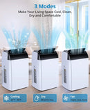 Acekool 14,000 BTU Air Conditioners 3-IN-1 Quiet AC Unit with Remote Control
