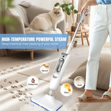 DayPlus Steam Mop & Detachable Steam Cleaner for Carpet Laminate