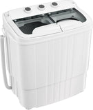 Portable Grey Compact Mini Washer and Dryer Combo for Apartment, Dorms, RVs, and Camping,