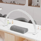 30" 48W Large Half Moon Nail Desk Lamp, 4000 Lumens, 3 Color Temperatures