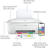 DeskJet 2752 All-in-One Color Inkjet Printer Scanner and Copy with Mobile Printing, WirelPrinters or Home and Oice, Ink , Dual-B