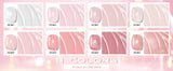 8pcs Nude Jelly Gel Nail Polish Set With Box Translucent Color Semi Permanent Soak Off UV LED Gel