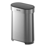 Stainless Steel Kitchen Trash Can 13 Gallon Motion Sensor Garbage Can Automatic Touch Free Detachable Waste Bin