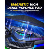 RGB Gaming Laptop Cooling Pad with 5.5 Turbo Fan Rapid Cooling