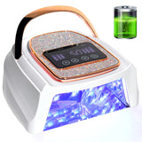 Professional UV LED Nail Lamp Rechargeable 30 LED Nail Dryer Suitable for All Gel Nail Polish Curing Lamps