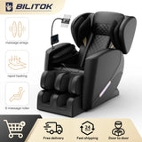 Massage Chair Recliner with Heating, Airbags, Foot Roller, Bluetooth Speaker
