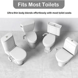 Ultra-Slim Hygienic Bidets Attachment for Existing Toilets - Adjustable Fresh Water Pressure Dual Nozzle
