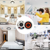 Herdio 6.5 Inch Bluetooth Ceiling Speaker 300W Waterproof Recessed Home Audio for Indoor