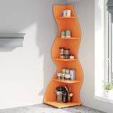 Tribesigns Corner Shelf, Modern 5-Tier Wall Corner Bookshelf, Stylish