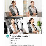 Cordless Neck and Back Massager with Heat for Deep Tissue Relief: Electric