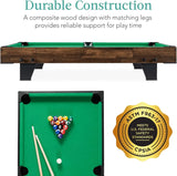 40in Tabletop Billiard Table, Pool Arcade Game Table for Living