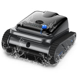 Cordless Robotic Cleaner with 4 Motors Self-Parking for Above Ground Pools