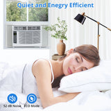 Air Conditioner 6000 AC Unit with Remote/App Control 3 Fan Speeds, ECO