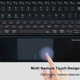 JOMAA Harmonica Tri-fold Keyboard with Touchpad Bluetooth Wireless Keyboard