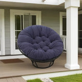 Papasan Chair Cushion 44" X 44" Corduroy Round Supportive Cushion Without Chair