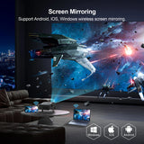 Xnano HA109 Mini Projector Android11 WiFi6 BT5.0 280 ANSI 720P Built-in App