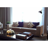 56''H SATIN NICKLE GOOD NECK FLOOR LAMP