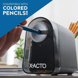 Electric Pencil Sharpener with Pencil Saver, SafeStart Motor, Break-Resistant