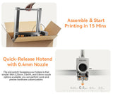 ANYCUBIC Kobra 4 Combo 3D Printer, Multi-Color Printing