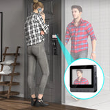 2.4G WiFi HD Doorbell Camera 4.3 Inch IPS Screen Smart Door Bell Waterproof