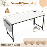 20ft Conference Table with Charging, 4pcs 60x24 Large Meeting Desks, Storage & Hooks