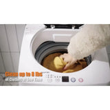 Portable Washing Machine 1.2 Cu.ft, 8 lbs Capacity, Built-in Drain Pump, Full-automatic Washer and Dryer Combo for Apartment, R
