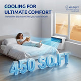 10,000 BTU U-Shaped Window Air Conditioner,450 Sq.Ft Cooling Capacity