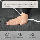 Hybrid Memory Foam Twin Size Mattress, Lumbar Support for Back Pain Relief