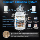 10 inch Filtered Shower Head7 Settings High Pressure Dual Shower Heads with Handheld Spray Combo
