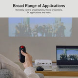Ergonomic Bluetooth Thumb Mouse with 10 Buttons for TV, Presentation