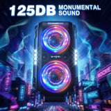 W-KING 250W MAX Party Wireless Bluetooth Speaker with USB Playback