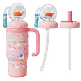 24oz Stainless Steel Whale Water Cups for Kids Teens and Adult