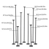 Tall Floor Candle Holders DIY 9 Candelabra 42 Inch Centerpiece for Wedding