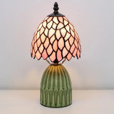 Tiffany Lamp Stained Glass Mushroom Table Lamps 6X6X12.5 Inch Style Small Night Light