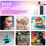 Portable Airbrush Kit with Cordless Rechargeable Compressor s HighPressure 48PSI NonClogging