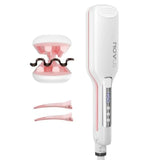 Hair Crimper Waves 4-Barrel Wave Curling Iron Shallow Wave Hair Curlers Hot Tool with Ceramic