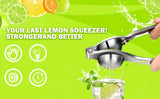 2-Pack Manual Citrus Juicer, Heavy Duty Lemon Orange Squeezer with Non-Slip Grip