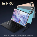 2025 New 16 Pro Tablet 10inch Android 4K 16GB+1TB Dual SIM Snapdragon