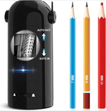 Color pencil electric sharpener, automatic robot sharpener, rechargeable hands-free sharpener