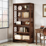Tribesigns 6-Tier Bookcase, 71 Inches Industrial Bookshelves and Bookcases