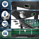 Recreational Foosball Table Wear Resist Competition Sized for Family Playing