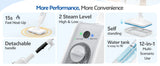 INSE Steam Mop Detachable Steam Cleaner 6 in 1 for Carpet Hardwood