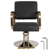 Barber Chair Capacity 420 Lbs Hair Salon Chair with Heavy Duty Hydraulic Pump 360 Swivel