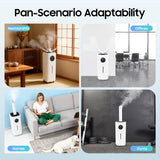 Humidifiers for Large Room Whole House Humidifier for Home 5.5Gal Cool Mist Top Fill Humidifier 21L 2000ML/H Dual 360° Nozzles