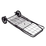 Jumbo Basket Folding Shopping Cart With Swiveling Wheels