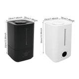 Cold&Warm Mist Humidifier Nano Technology 360° Dual Nozzle Smart Humidistat